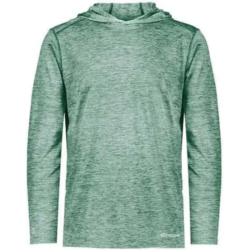Holloway 222589 Electrify CoolCore Hooded Pullover – Dark Green Heather