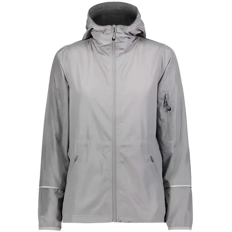 Holloway 229782 Women’s Packable Hooded Jacket – Athletic Gray