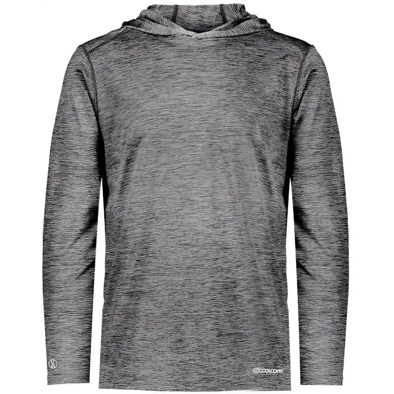 Holloway 222589 Electrify CoolCore Hooded Pullover – Black Heather