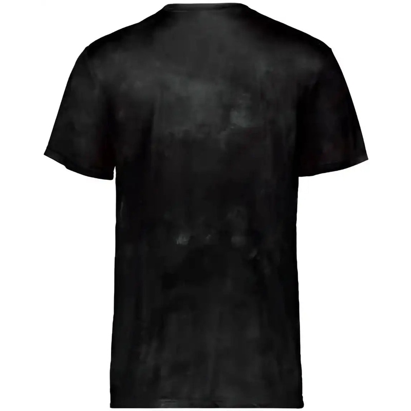 Holloway 222596 Cotton-Touch Cloud T-Shirt – Black Cloud Print