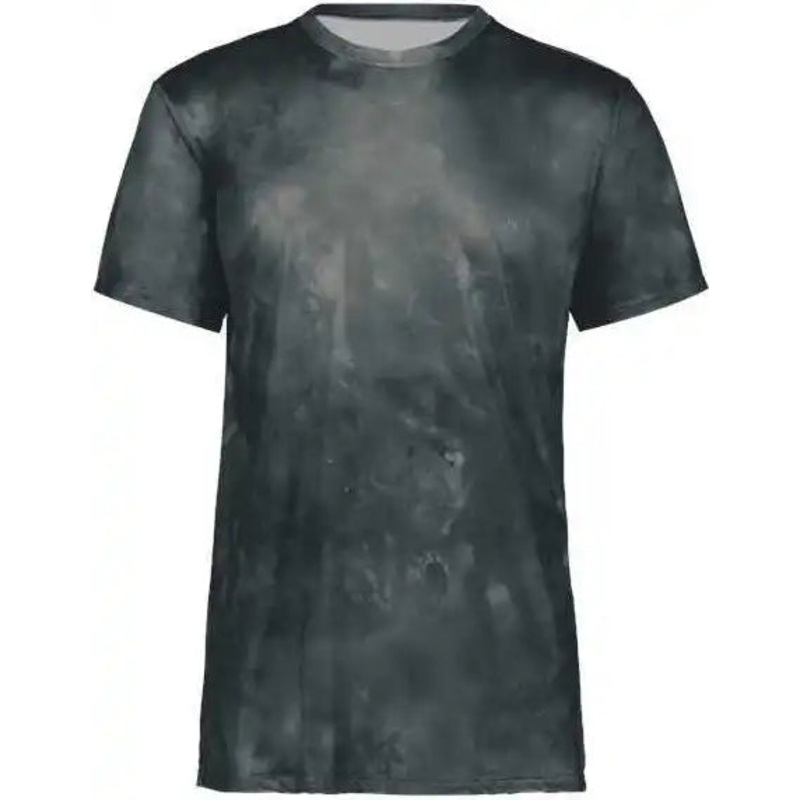 Holloway 222596 Cotton-Touch Cloud T-Shirt – Storm Cloud Print