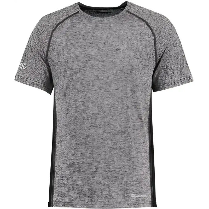 Holloway 222671 Youth Electrify CoolCore T-Shirt – Black Heather