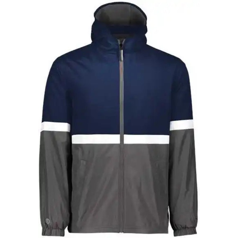 Holloway 229587 Turnabout Reversible Hooded Jacket – Navy Carbon