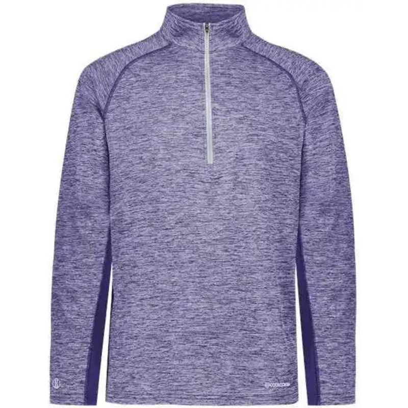 Holloway 222574 Electrify CoolCore Quarter-Zip Pullover – Purple Heather