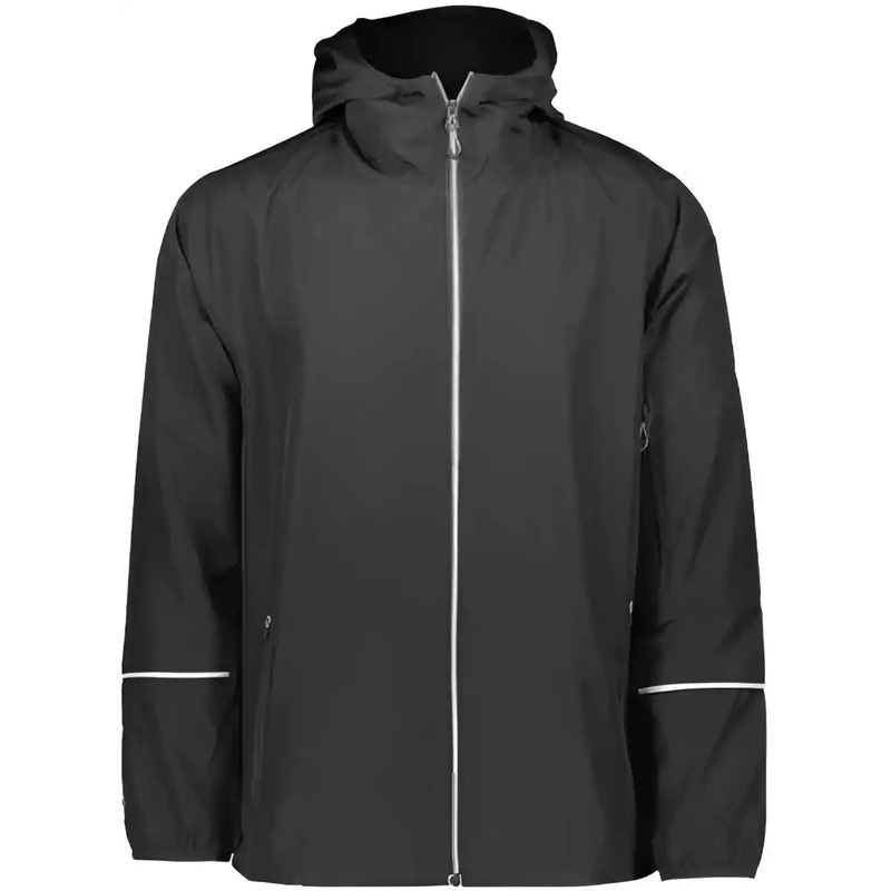 Holloway 229582 Packable Hooded Jacket – Black