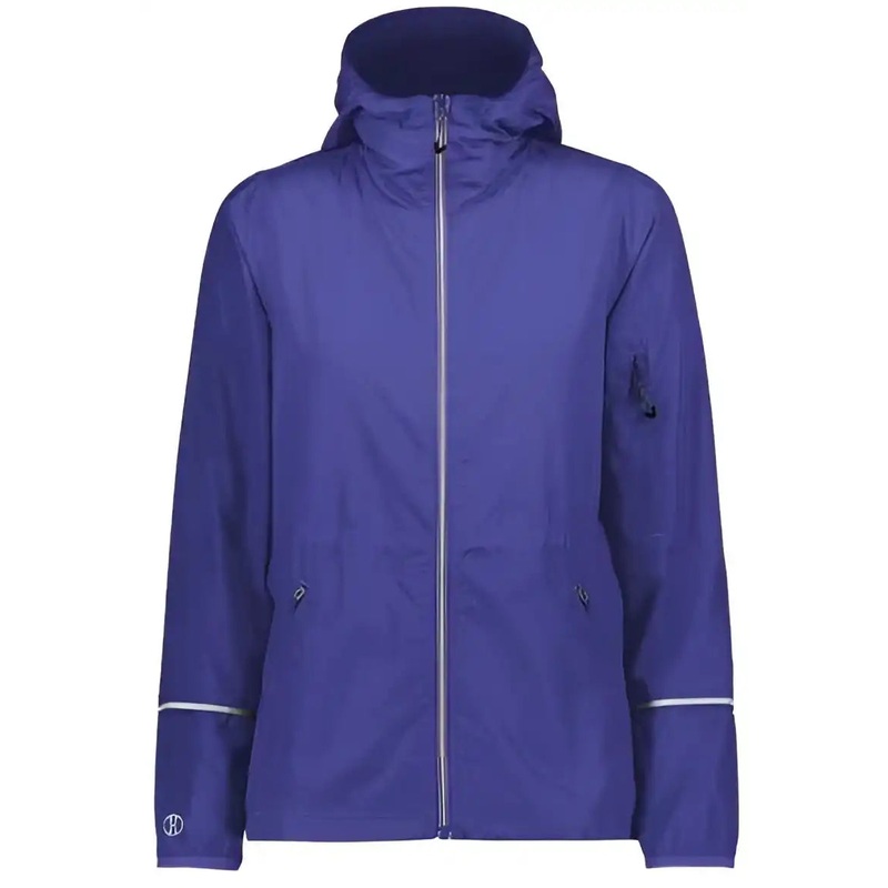 Holloway 229782 Women’s Packable Hooded Jacket – Purple