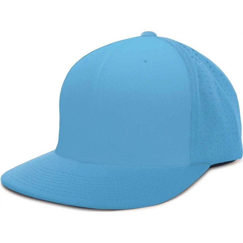 Pacific Headwear ES474 Perforated F3 Performance Flexfit Cap – Columbia Blue
