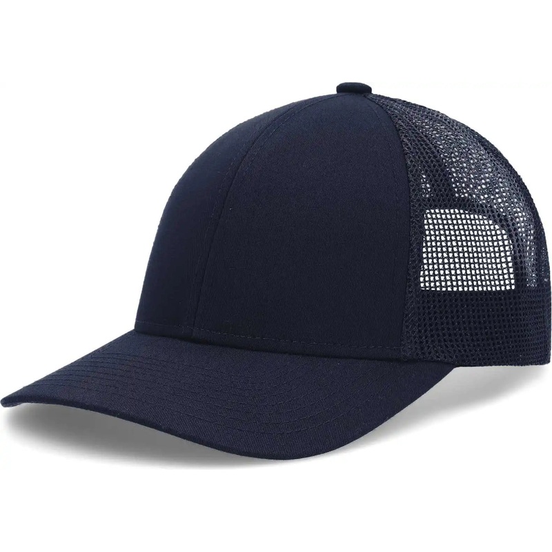 Pacific Headwear P114 Low-Pro Trucker Cap – Navy