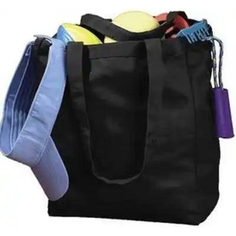 BAGedge BE008 Canvas Book Tote – Black