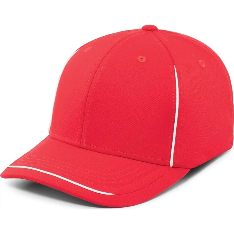 Pacific Headwear P304 Legend Cap – Red White