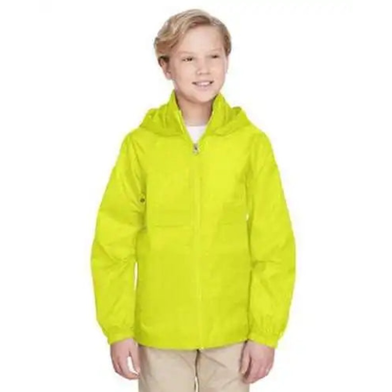 Team 365 TT73Y Youth Zone Protect Lightweight Jacket – Safety Yellow