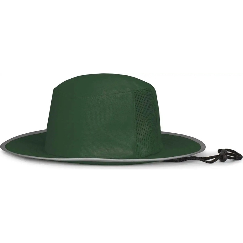 Pacific Headwear 1964B Perforated Legend Boonie – Dark Green Silver