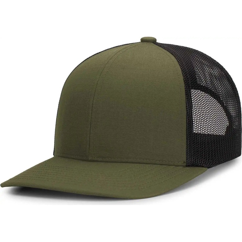 Pacific Headwear M08 Multicam Trucker Snapback Cap – Ranger Green Lt Charcoal Ranger Green