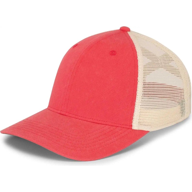 Pacific Headwear P130 Ladies Ponytail Cap – Coral Beige Coral