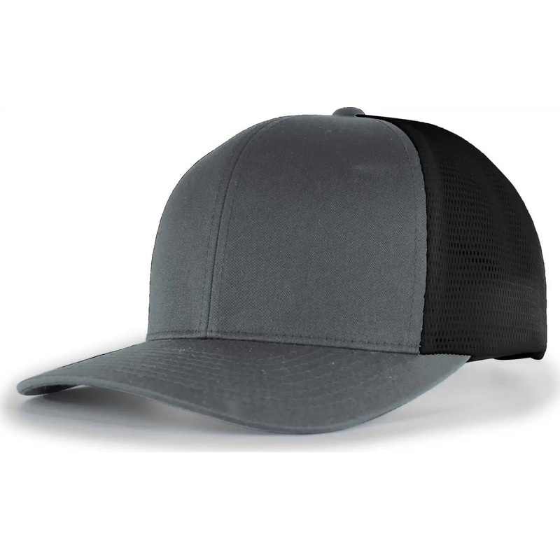 Pacific Headwear P151 Trucker Pacflex Snapback Cap – Graphite Black Graphite