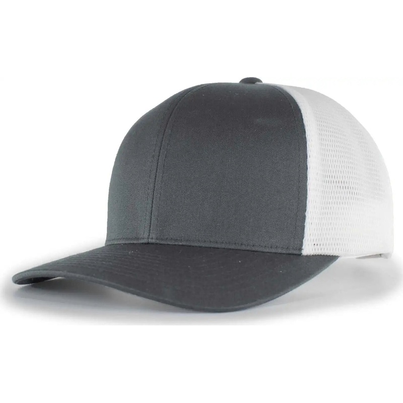 Pacific Headwear P151 Trucker Pacflex Snapback Cap – Graphite White Graphite