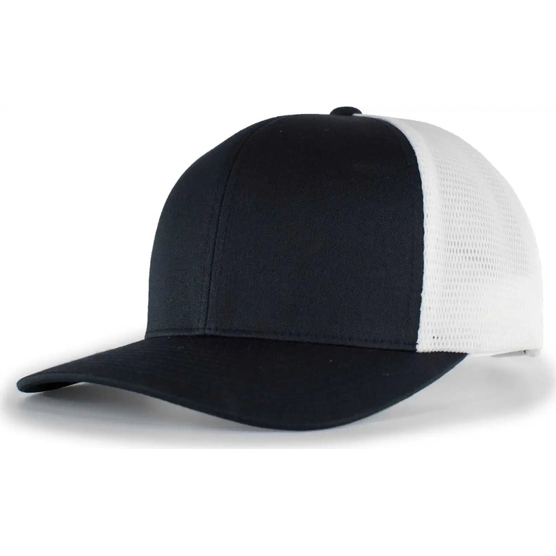Pacific Headwear P151 Trucker Pacflex Snapback Cap – Navy White Navy