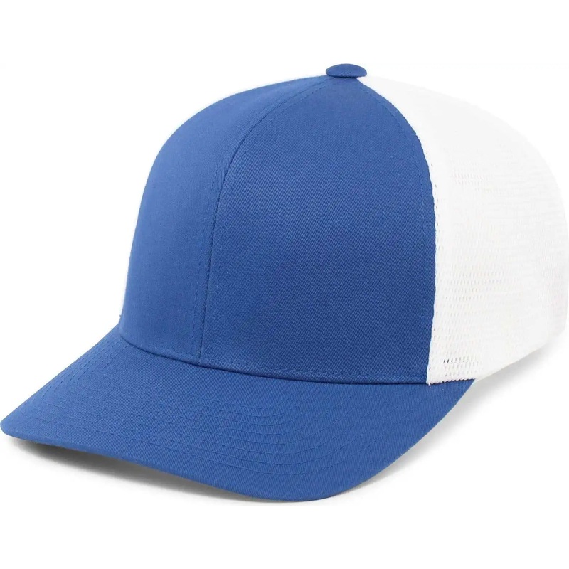 Pacific Headwear P151 Trucker Pacflex Snapback Cap – Royal White Royal