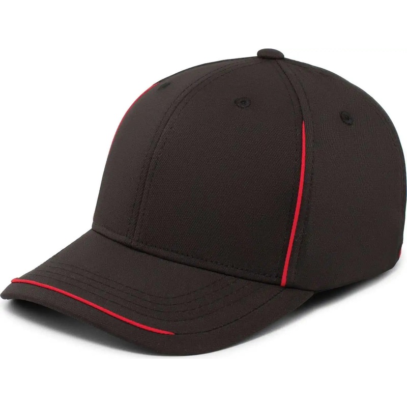 Pacific Headwear P304 Legend Cap – Black Red