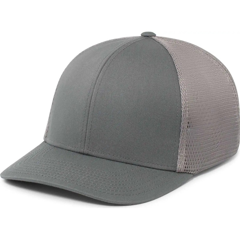 Pacific Headwear P401 Fusion Trucker Cap – Graphite