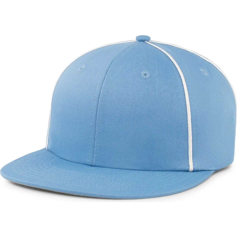 Pacific Headwear P820 Momentum Team Cap – Columbia Blue White