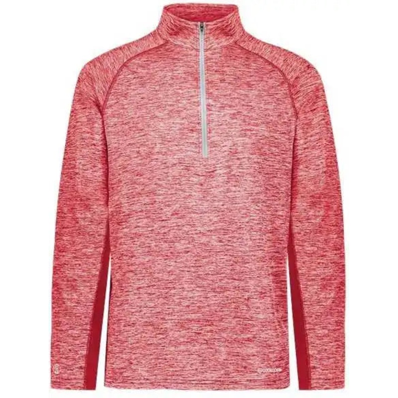 Holloway 222574 Electrify CoolCore Quarter-Zip Pullover – Scarlet Heather