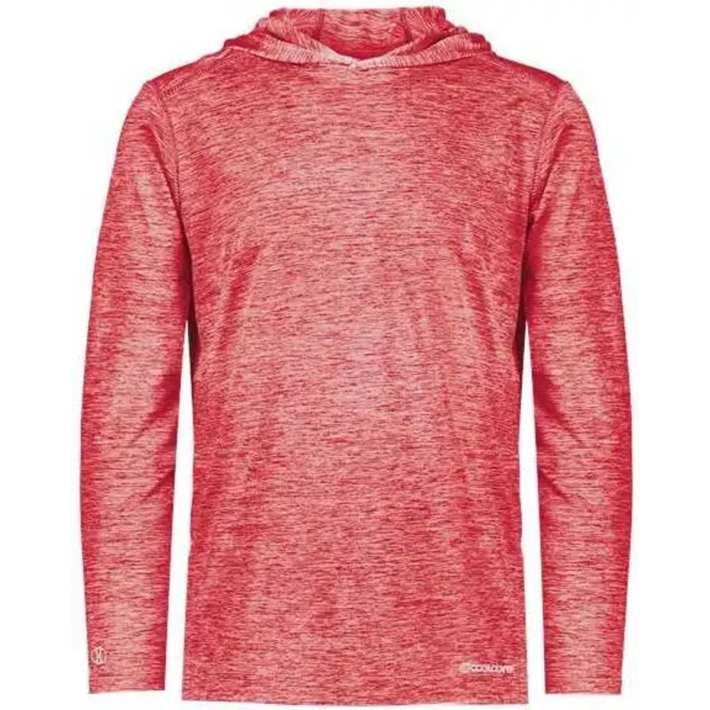 Holloway 222589 Electrify CoolCore Hooded Pullover – Scarlet Heather