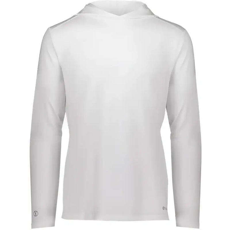 Holloway 222589 Electrify CoolCore Hooded Pullover – White