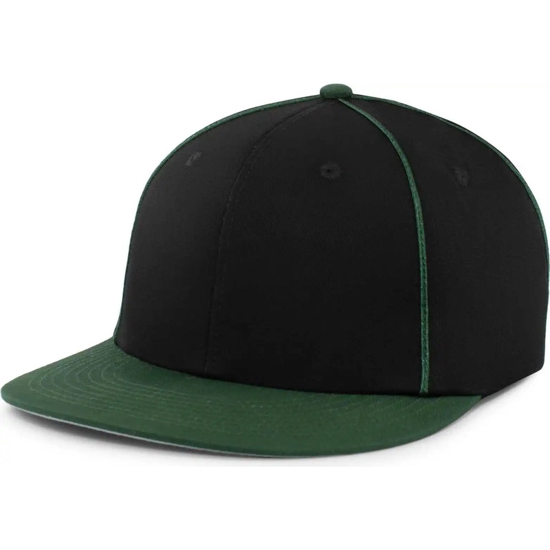 Pacific Headwear P820 Momentum Team Cap – Black Dark Green