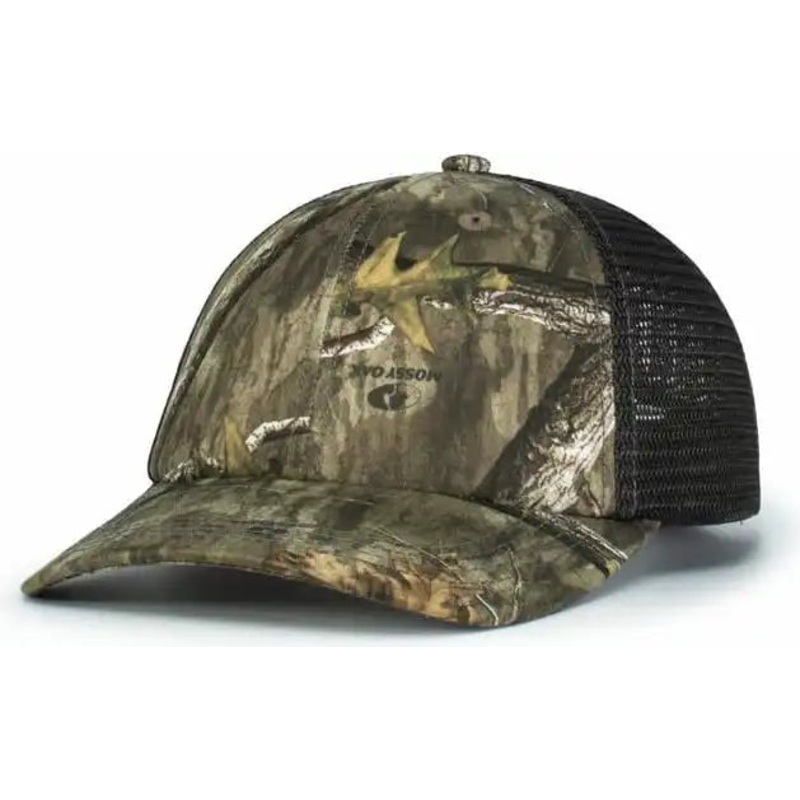 Pacific Headwear P640 Vintage Mossy Oak Trucker Cap – Country Roots Lt Charcoal Country Roots