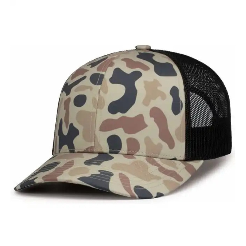 Pacific Headwear P686 Duck Camo Trucker Snapback Cap – Canyon Lt Charcoal Canyon