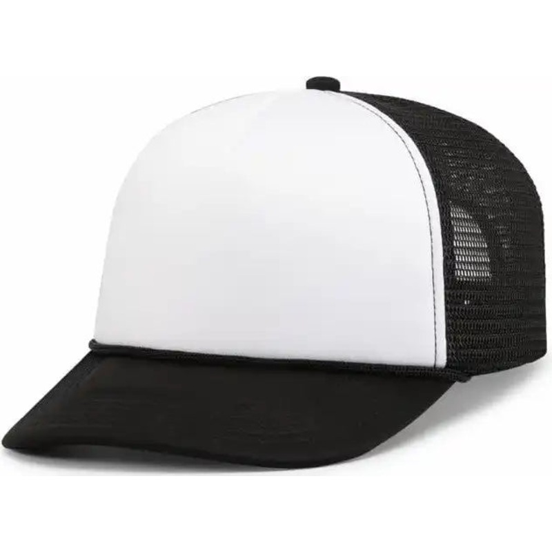 Pacific Headwear P782 Foamie Fresh Trucker Cap – White Black Black