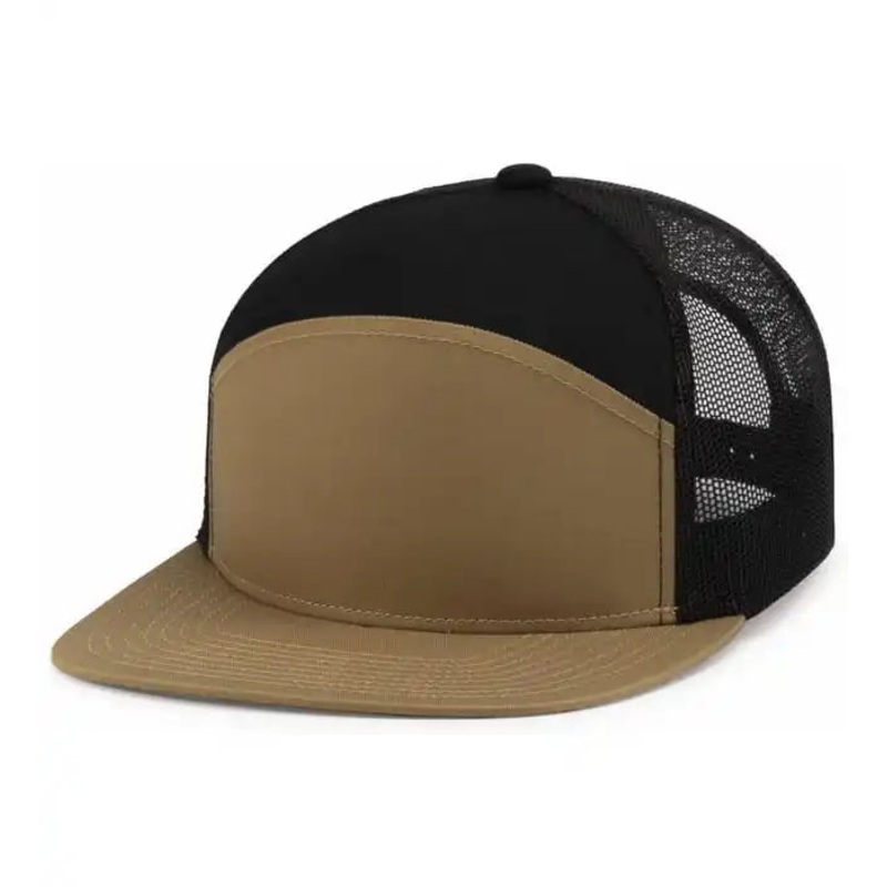 Pacific Headwear P787 6-Panel Arch Trucker Snapback Cap – Buck Black Buck