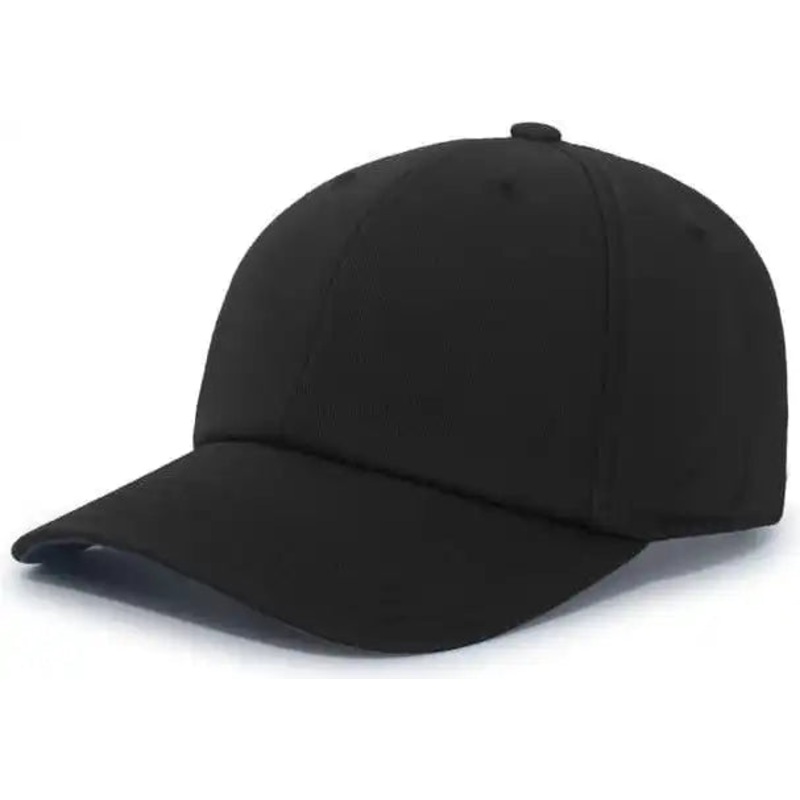 Pacific Headwear P200 Hybrid Cotton Dad Cap – Black
