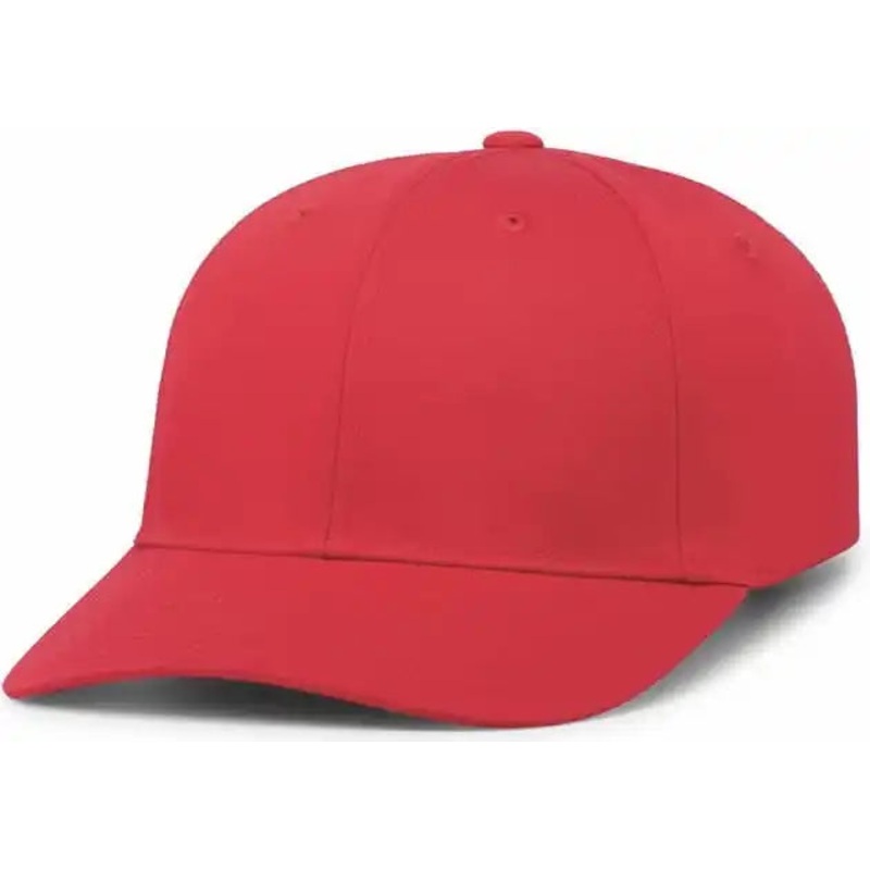 Pacific Headwear P208 Hybrid Snapback Dad Cap – Red