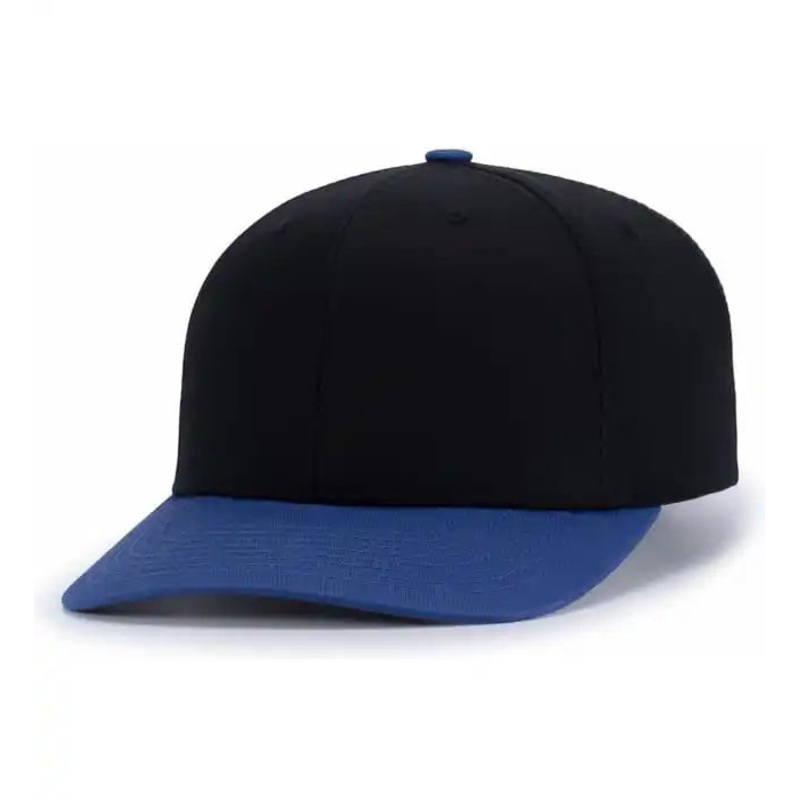 Pacific Headwear P322 Poly/Cotton Snapback Cap – Black Royal