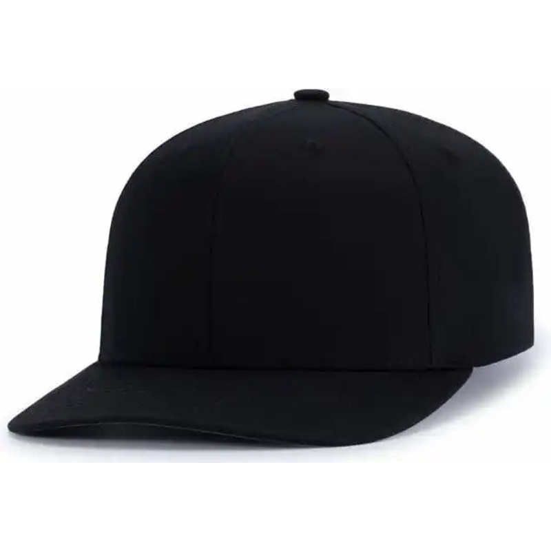 Pacific Headwear P322 Poly/Cotton Snapback Cap – Black