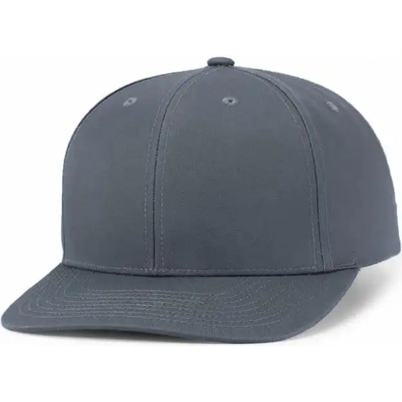 Pacific Headwear P322 Poly/Cotton Snapback Cap – Graphite