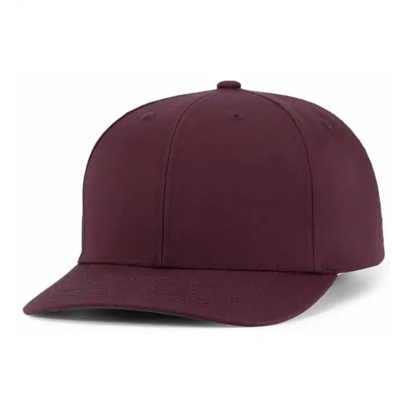 Pacific Headwear P322 Poly/Cotton Snapback Cap – Maroon