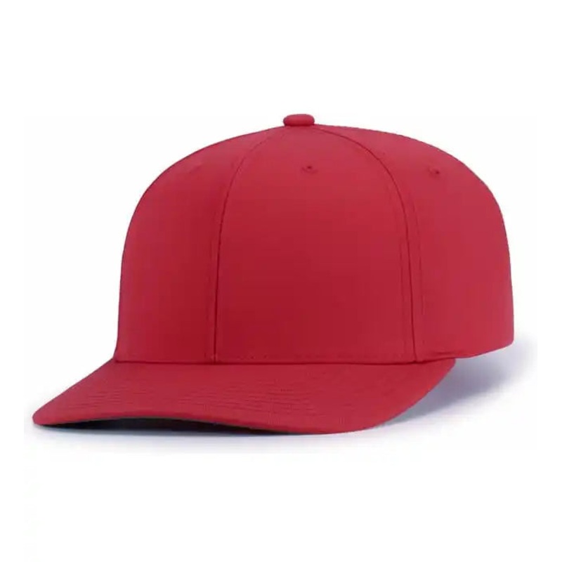 Pacific Headwear P322 Poly/Cotton Snapback Cap – Red