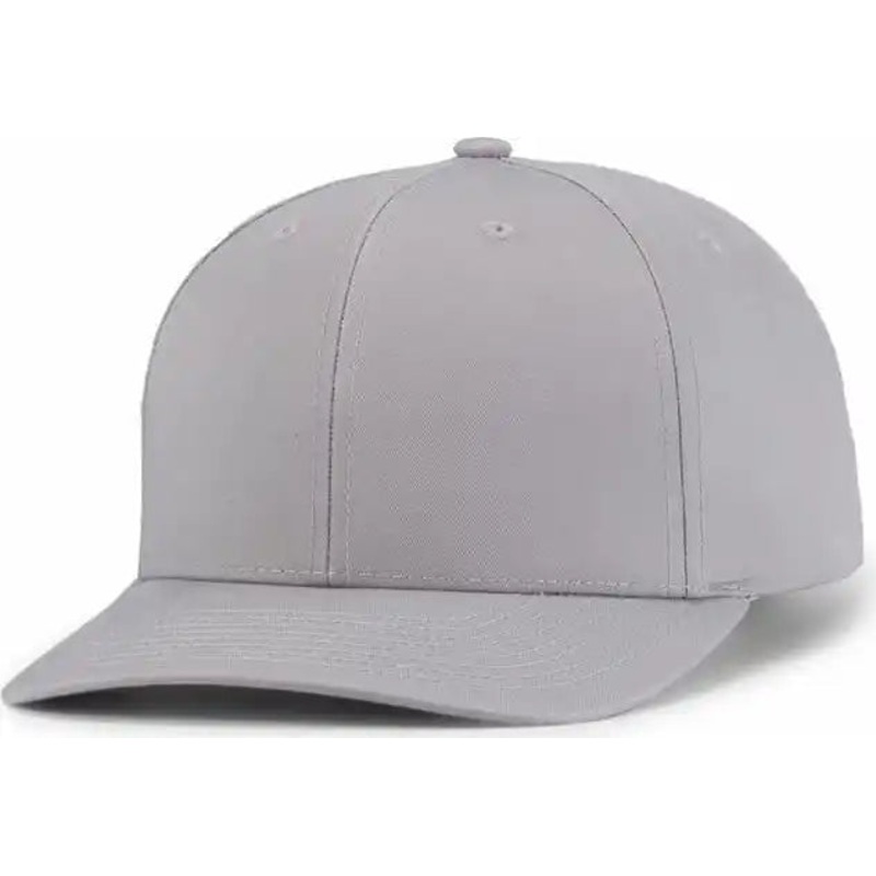 Pacific Headwear P322 Poly/Cotton Snapback Cap – Silver