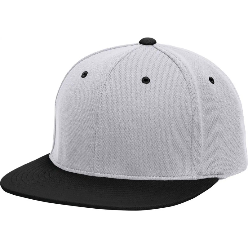 Pacific Headwear Es342 Premium P-Tec Flexfit Cap – Silver Black
