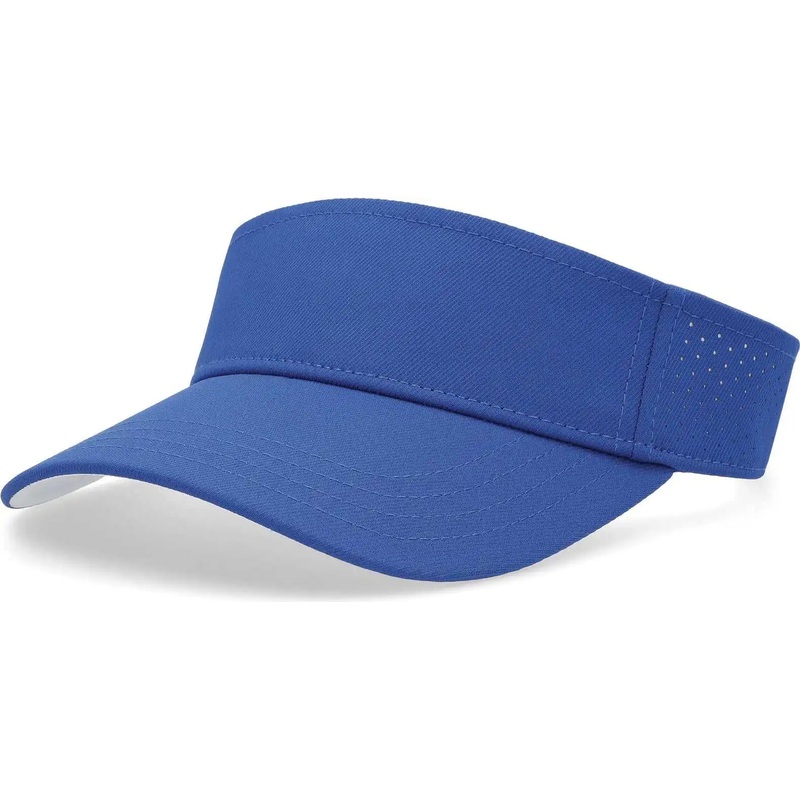 Pacific Headwear P500 Perforated Visor Powered By Coolcore – Royal White