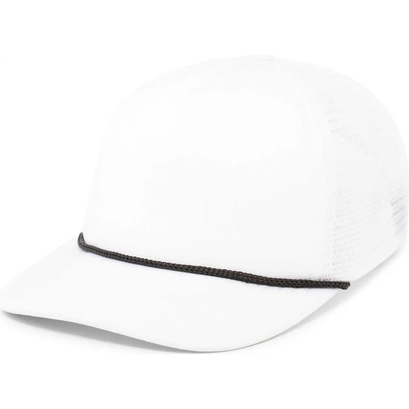 Pacific Headwear P782 Foamie Fresh Trucker Cap – White Black