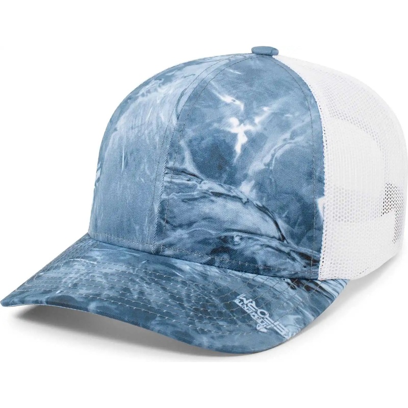 Pacific Headwear 107C Mossy Oak Trucker Snapback – Wakeform High Seas White