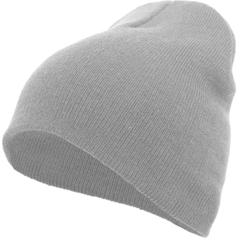 Pacific Headwear 601K Basic Knit Beanie – Silver