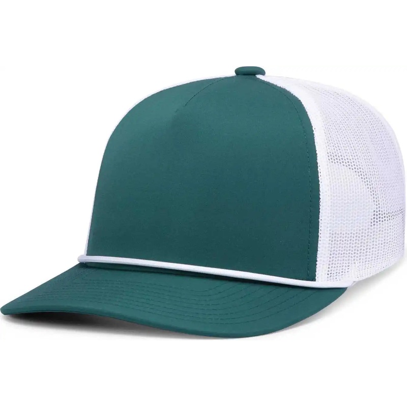 Pacific Headwear P423 Weekender Trucker Cap – Dark Teal White Dark Teal