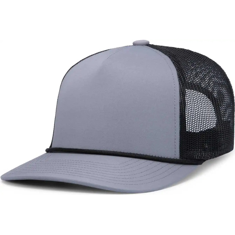 Pacific Headwear P423 Weekender Trucker Cap – Graphite Black Graphite