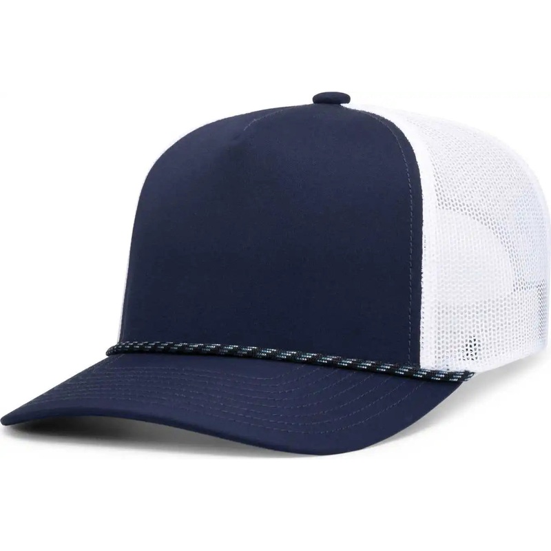 Pacific Headwear P423 Weekender Trucker Cap – Navy White Navy