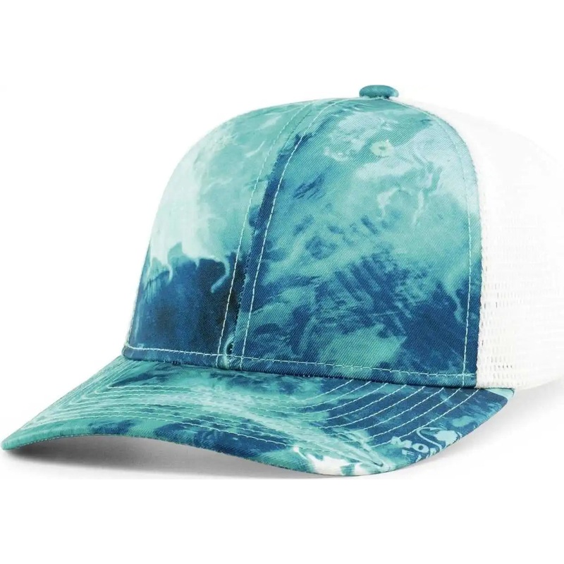 Pacific Headwear P691 Mossy Oak Low Profile Trucker Pacflex Cap – Wakeform Equator White Wakeform Equator